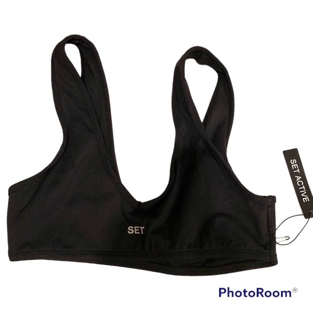 SET Active SPORTBODY™ DIP BRA - ONYX - Small